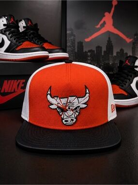 New Era Chicago Bulls Jordan Shattered 1 Starfish 9Fifty 950 Snapback Hat Cap